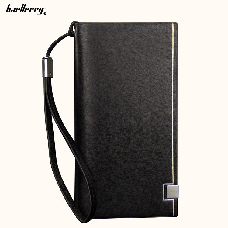 the new baellerry multifunctional hand bag mens long wallet boy bag wallet