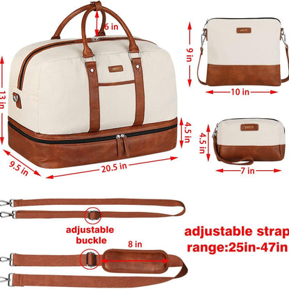 large capacity waterproof and wear resistant handbag