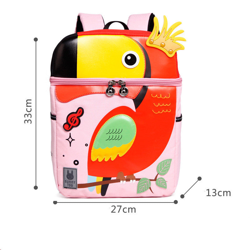 childrens student cartoon print schoolbag backpack