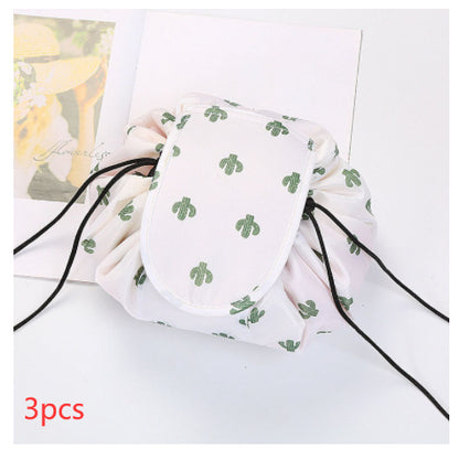 lazy drawstring cosmetic bag buggy bag