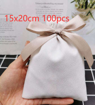 white cosmetic bag jewelry bag jewelry packaging small bag