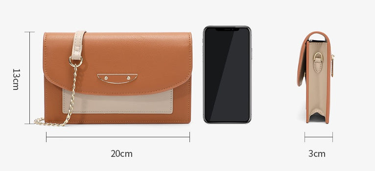 mobile phone bag multi functional korean version of the slant