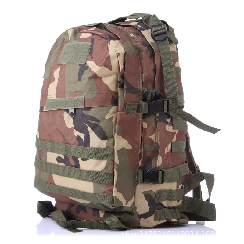 camouflage camouflage multi function double shoulder bag waterproof oxford cloth mountaineering bag 3d tactical movement outdoor bag backpack