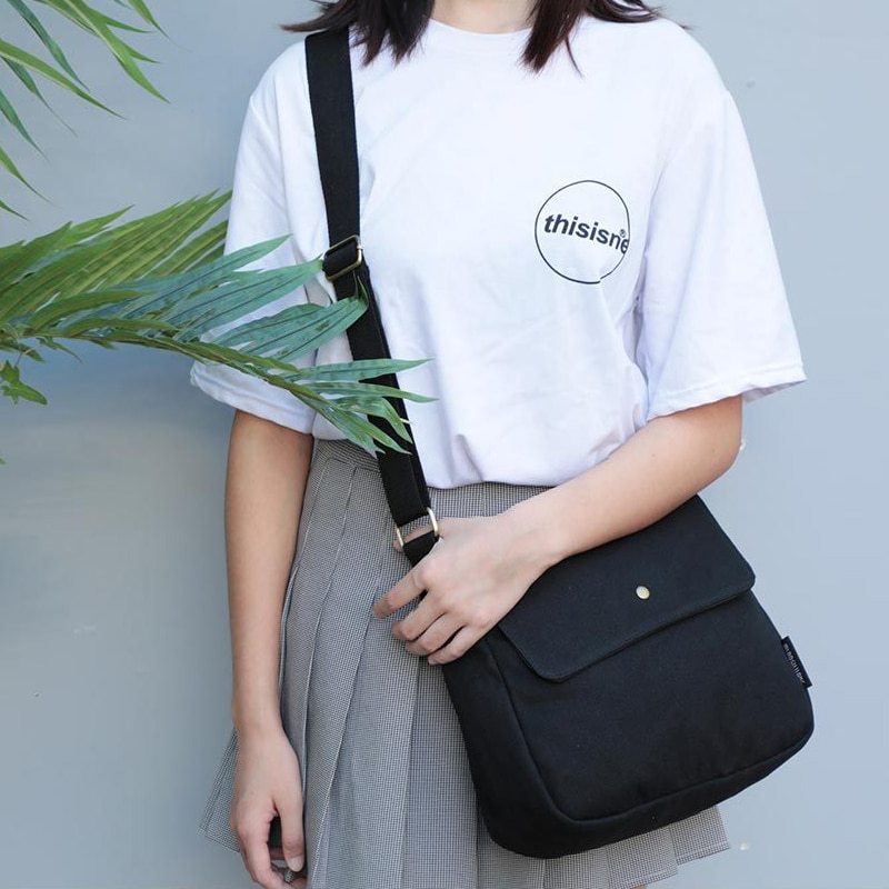 canvas fashion student casual backpack