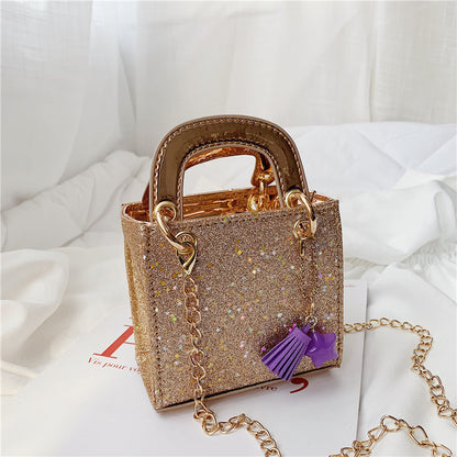 childrens sequined shoulder bag