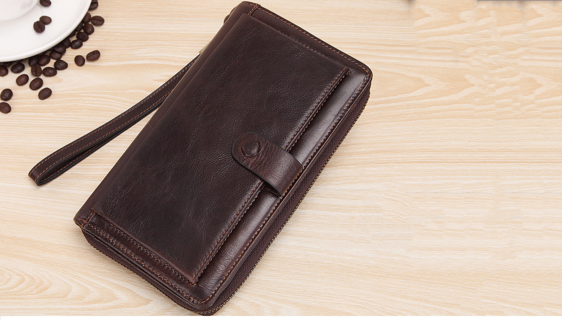 mens small bag business men leather wallet