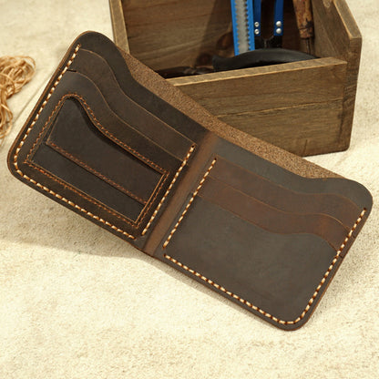 mens handmade leather wallet