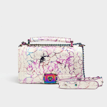 colorful print bag small fragrance bag messenger bag