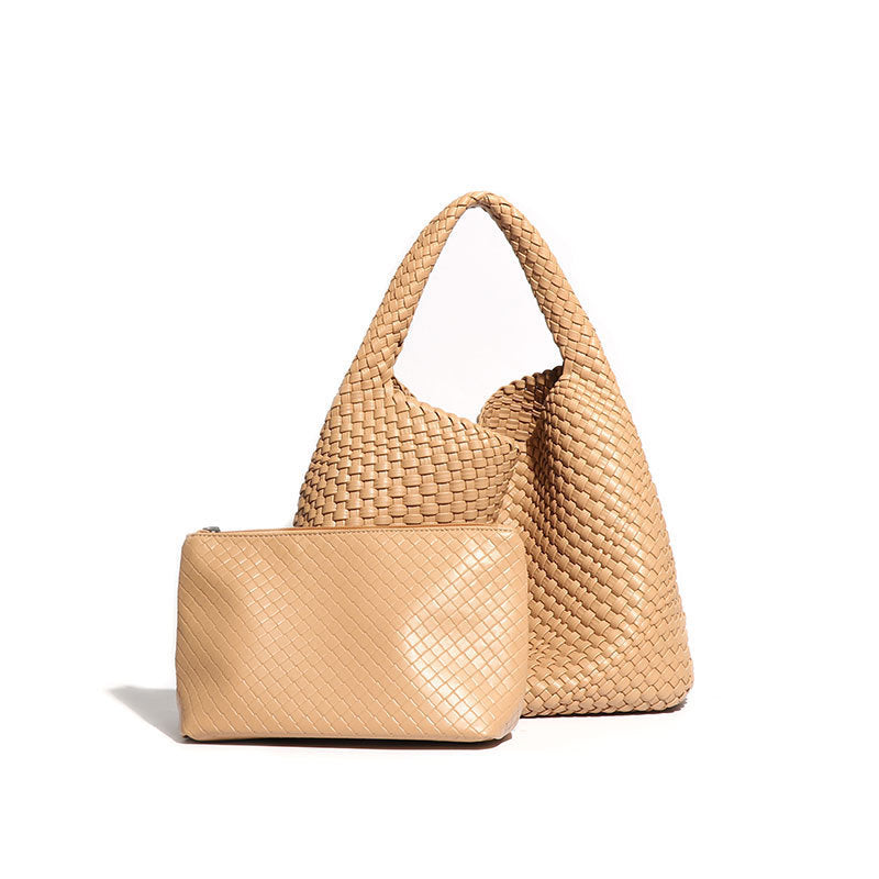 large capacity combination bags trend underarm shoulder handmade soft texture