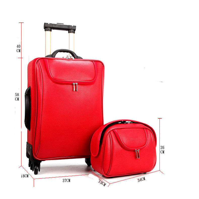 mens business suitcase trolley case sub universal wheel