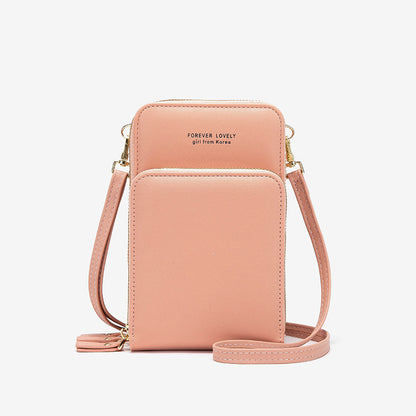 crossbody bag women tri fold pockets phone bags