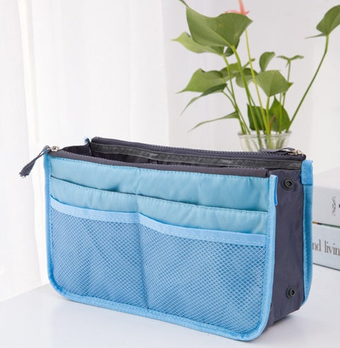 double zipper bag storage bag cosmetic bag liner bag