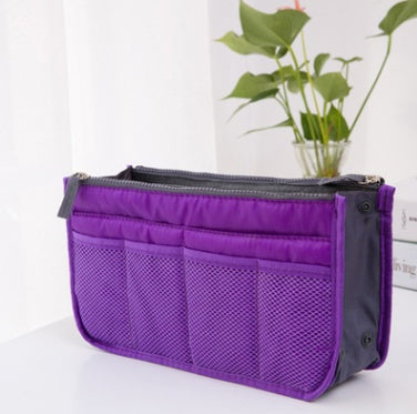 double zipper bag storage bag cosmetic bag liner bag