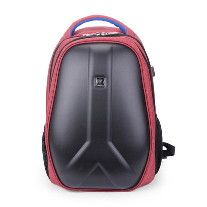 new mens computer backpack usb backpack hard shell travel bag student bag light customization