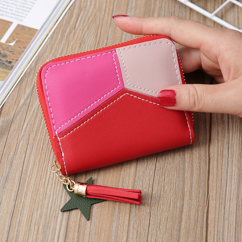 purse card ladies wallet for women girl bag clutch leather