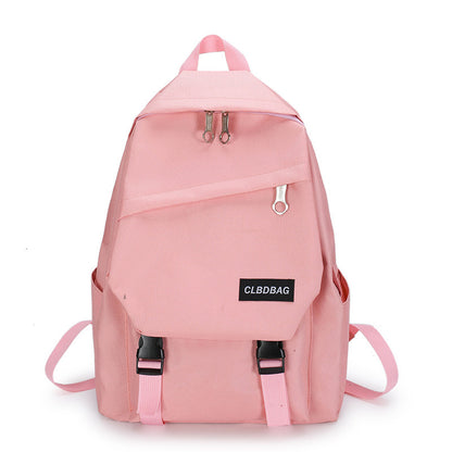 student school bag canvas travel korean backpack