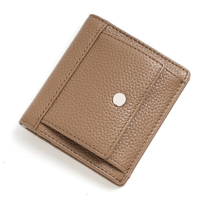 womens wallet short thin card holder womens high sense mini and simple coin purse