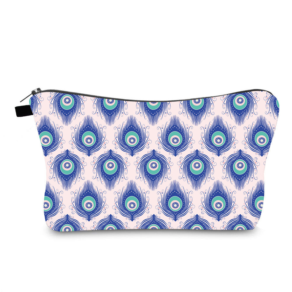 anti splash cosmetic bag evil eye print cross border