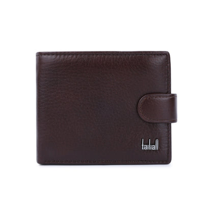 mens leather wallet multifunctional short men