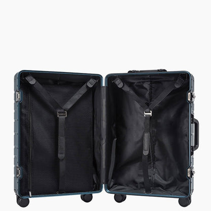 all aluminum magnesium alloy trolley case universal wheel metal box