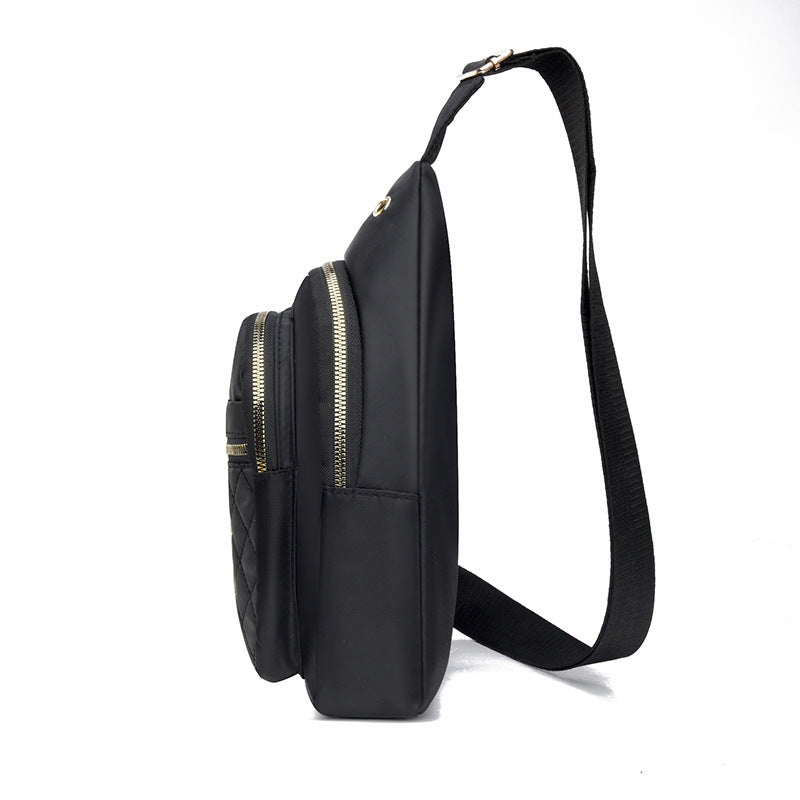 nylon chest bag womens fashion rhombus crossbody bag