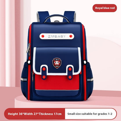 New Sesame Baby Primary School Schoolbag Grade 1-3-6 British Style Boys' Schoolbag Lightweight Girls Backpack