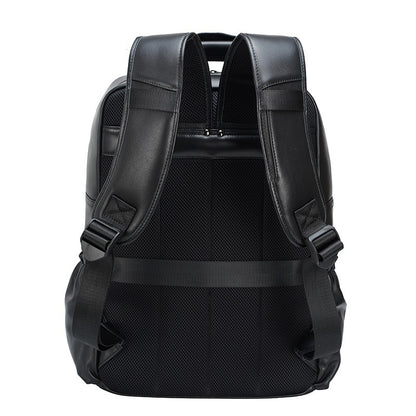 business shoulder outdoor travel leather backpack