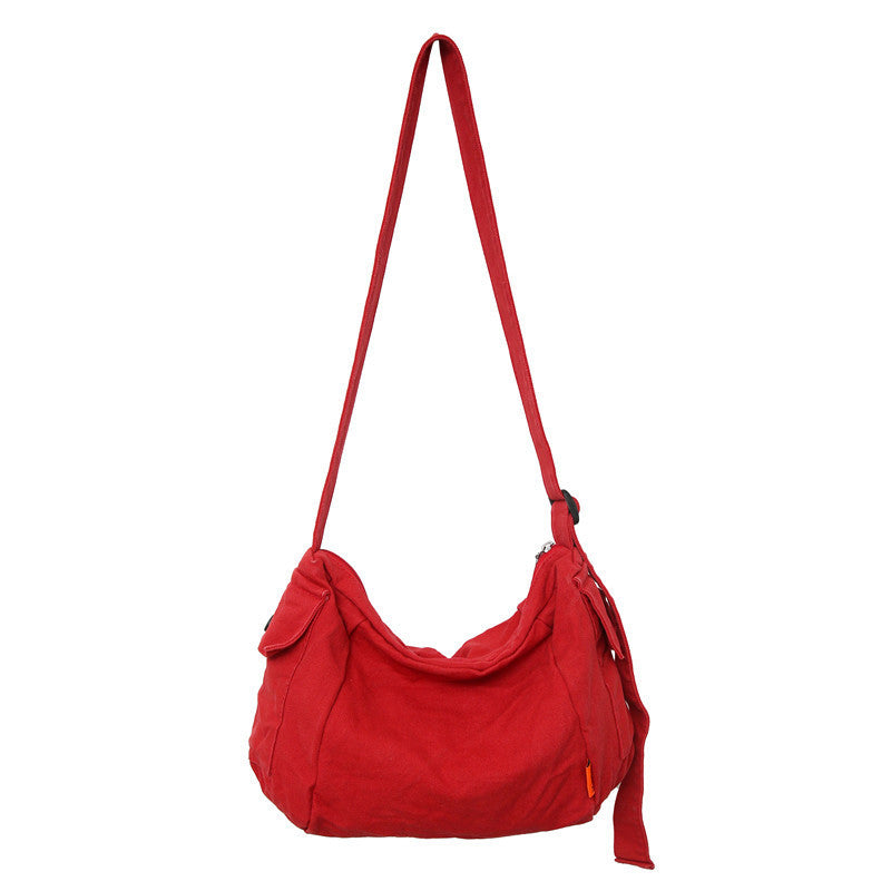 womens canvas bag casual large capacity crossbody bag