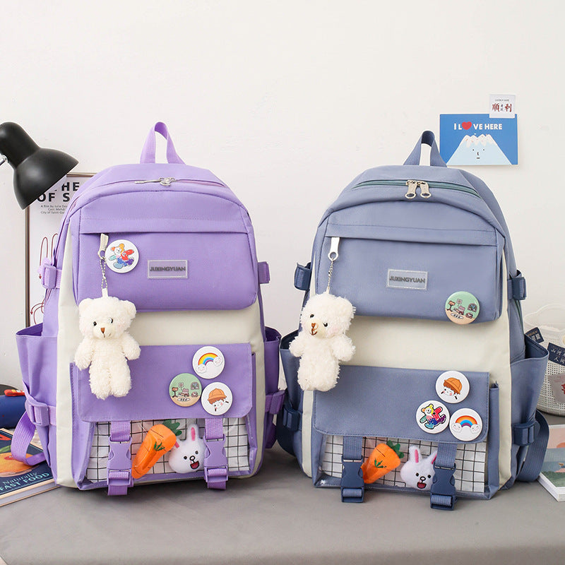 korean version of student backpack campus japanese harajuku fashion