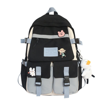 new cute female student backpack large capacity travel bag