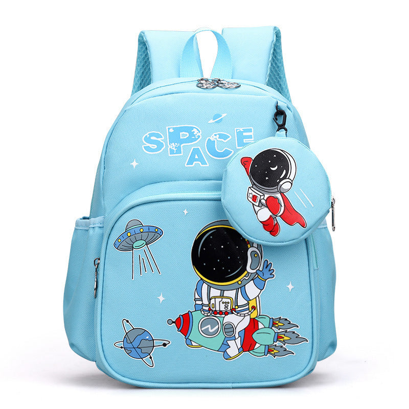 Cute Cartoon Children's Spine Protection With Coin Purse Children's Printed Schoolbag