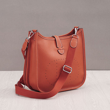 women litchi stria leather crossbody shoulder togo classic purse handbag bags h