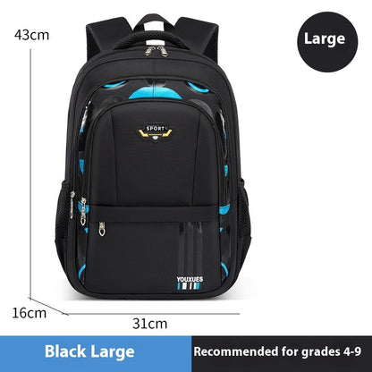 simple waterproof multi compartment large capacity backpack