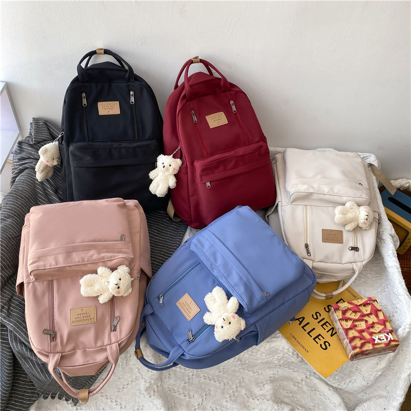 cool backpacks school bag double zipper tote bags