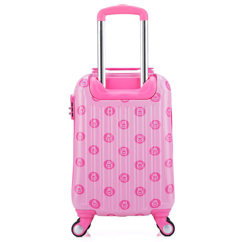 fashion cartoon print childrens trolley case