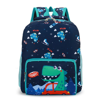 childrens bag cute dinosaur kindergarten cartoon print male and female baby backpack