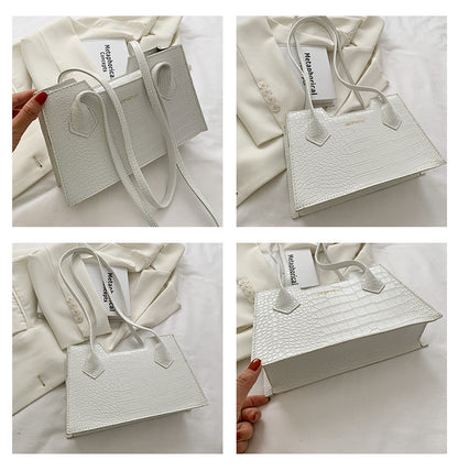 spring and summer new fashion shoulder portable small square bag
