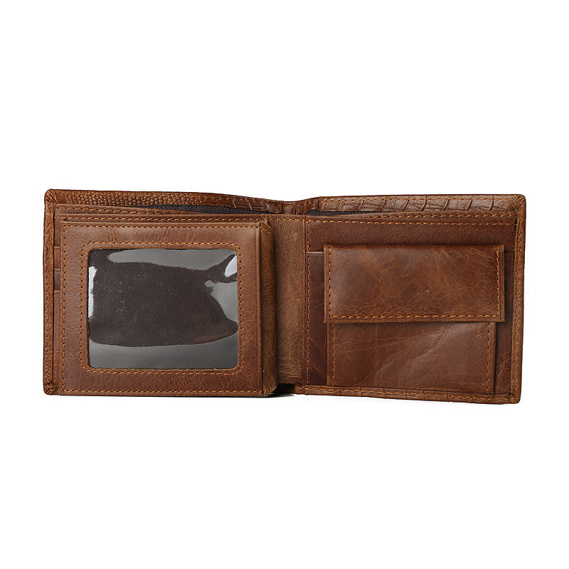 vintage genuine leather mens coin purse