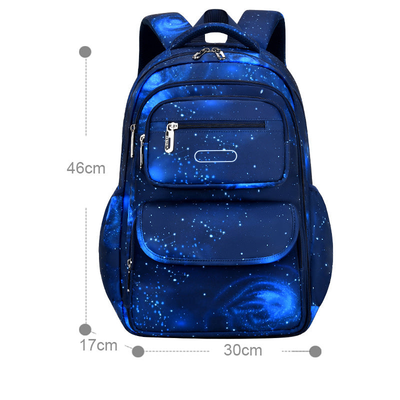 new schoolbag for primary school students male side refrigerator open large capacity childrens bags grade