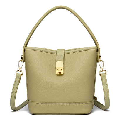 Fashionable Minimalist Multi-layer Single Shoulder Bag Niche Versatile Soft Leather