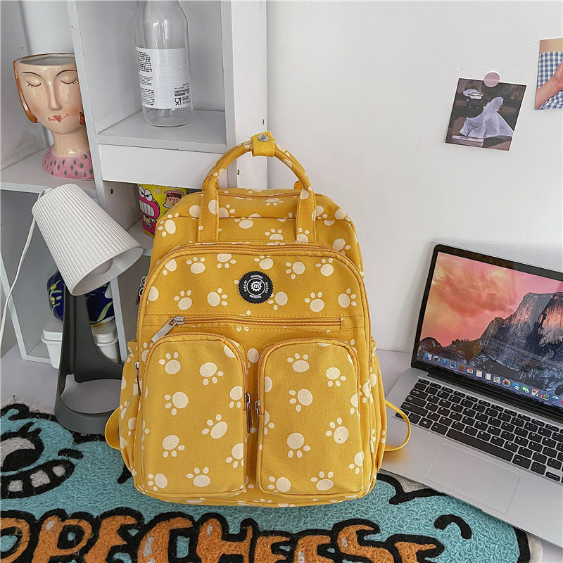 customized korean harajuku nylon student backpack