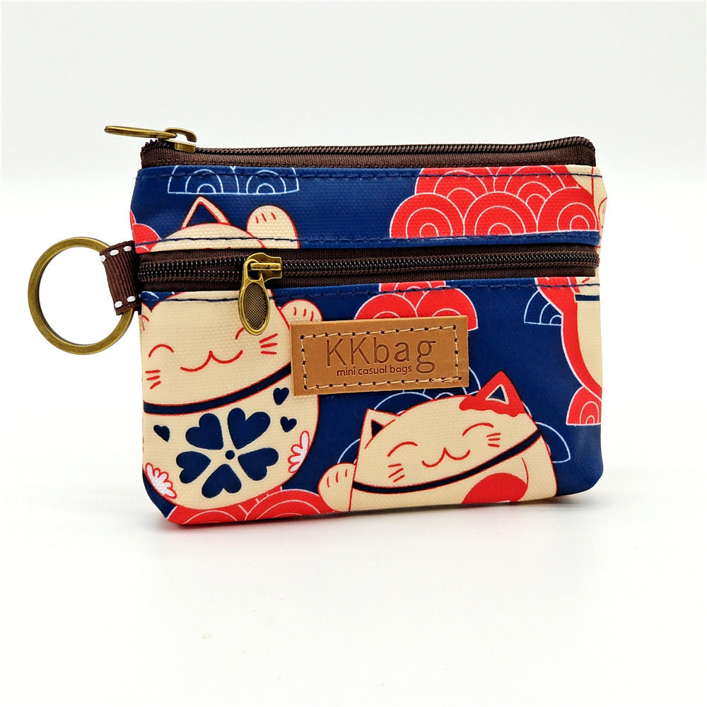 printed film cartoon change purse