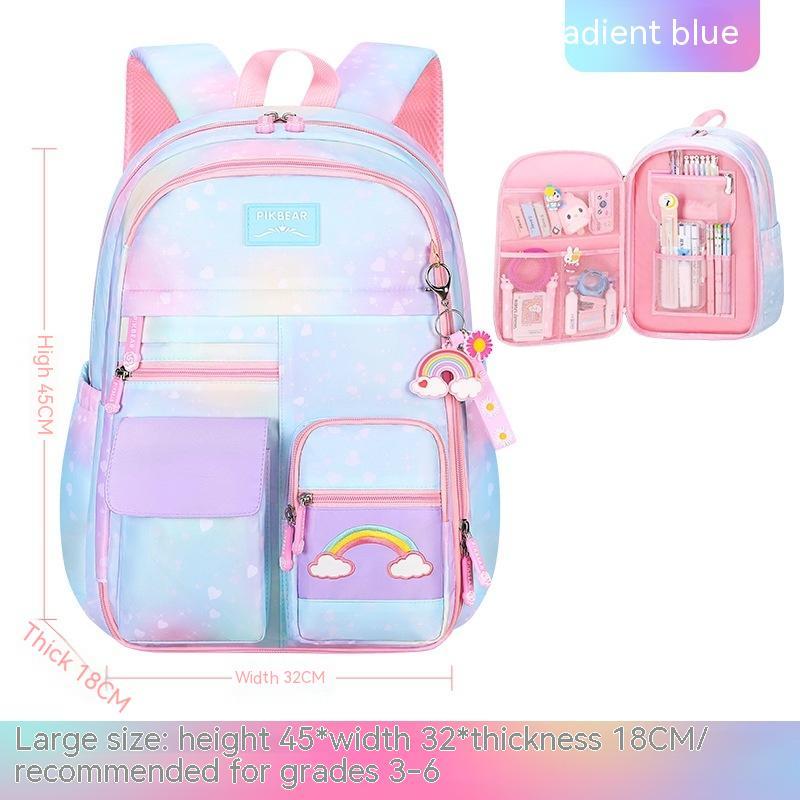 side opening cute relieve pressure childrens backpack