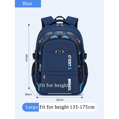 lightweight multi compartment childrens school bag casual student backpack