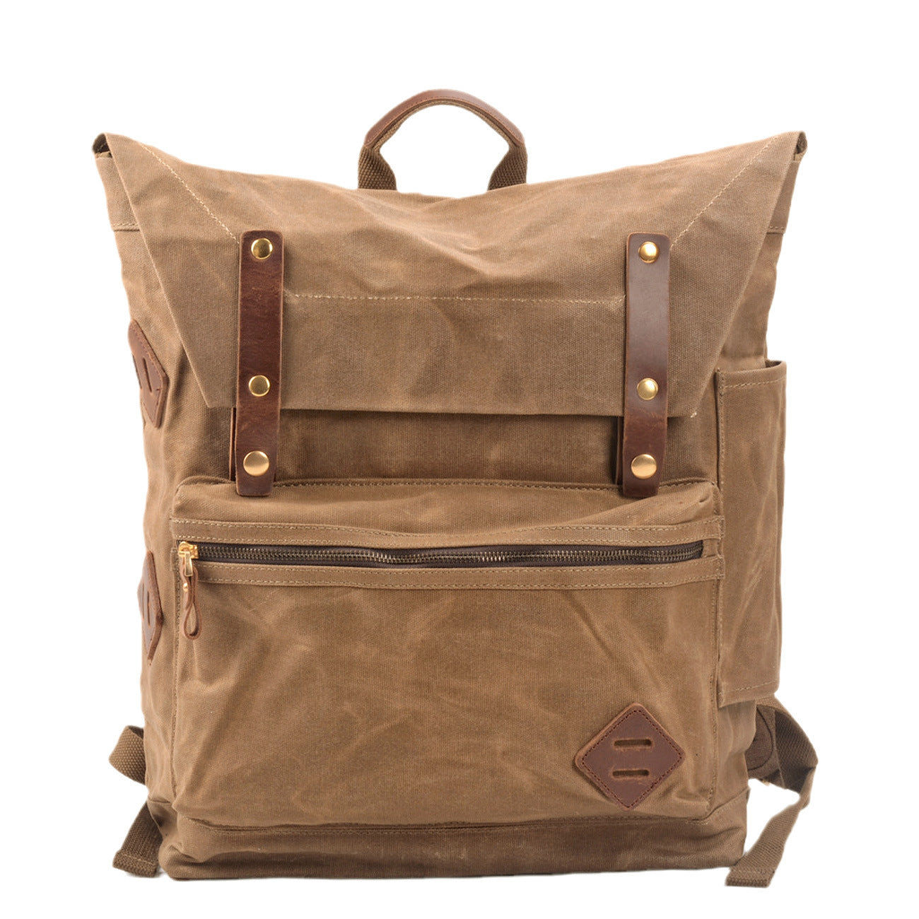 large capacity waterproof canvas backpack