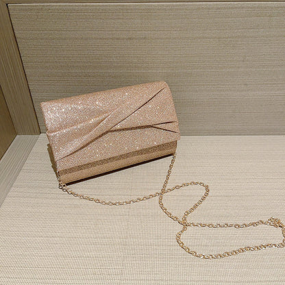 gold fashion envelope clutch