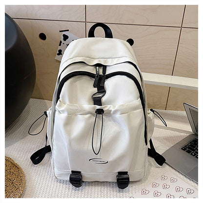 printed backpack fashion campus class school bag