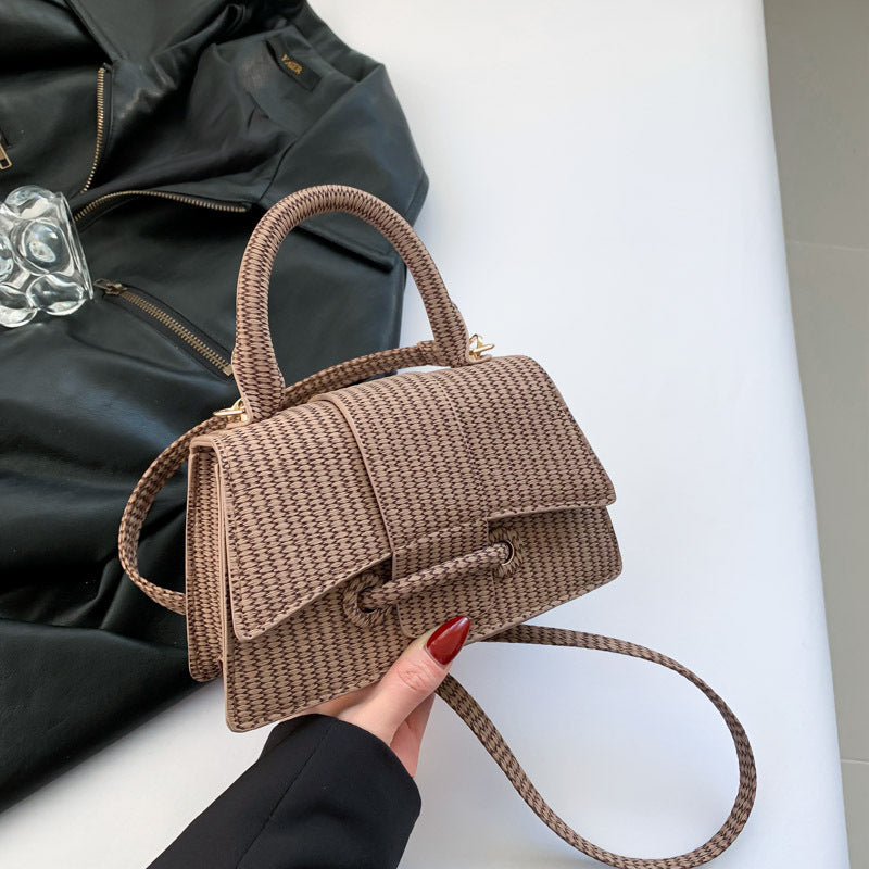 french fashion casual simple western style simple fashion shoulder messenger bag