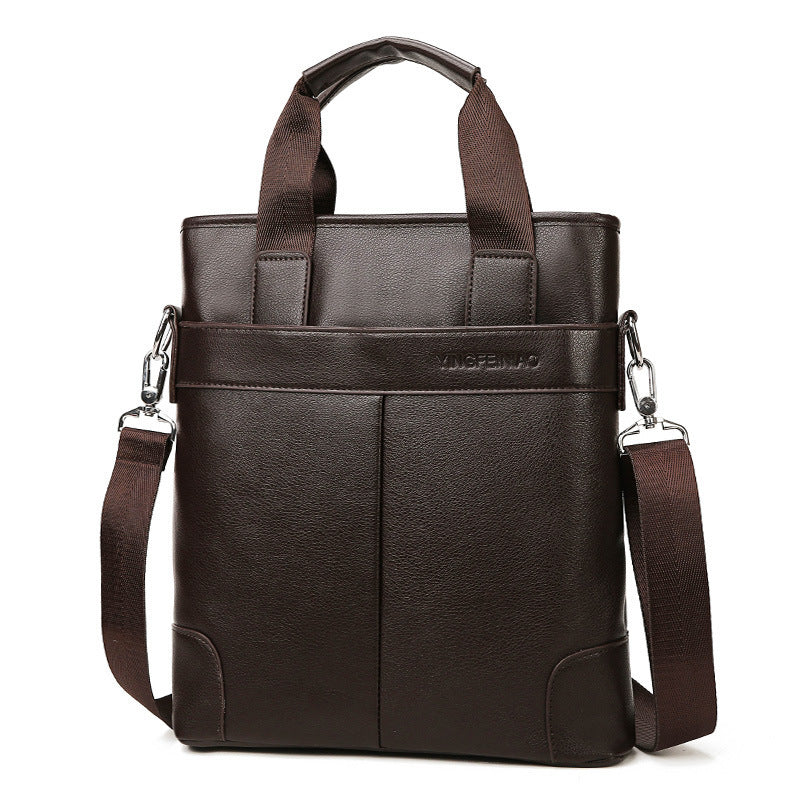 mens portable crossbody shoulder briefcase