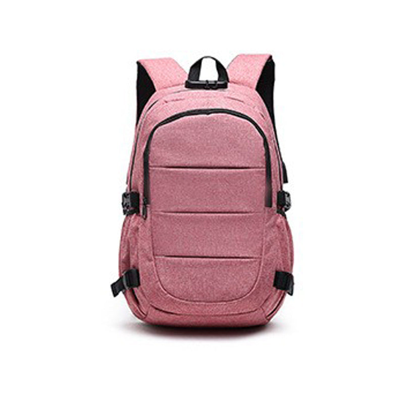 backpack password lock anti theft backpack large capacity student schoolbag business trip travel laptop bag